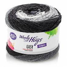 Woolly Hugs Wolle Easy Garn-Set, grau color