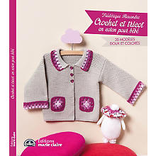Livre 'Crochet et tricot en coton pour bébé'