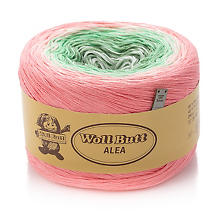 Woll Butt Alea Garn-Set, mint-rosa color