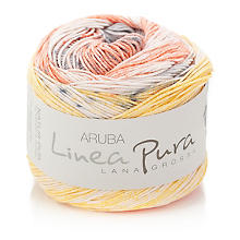 Laine Lana Grossa 'Aruba', orange/multicolore