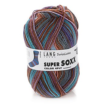 Lang Yarns Sockenwolle Super Soxx 'SwissLakes'