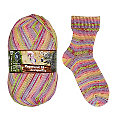 Opal laine à chaussettes, "forêt équatoriale- Sophia"