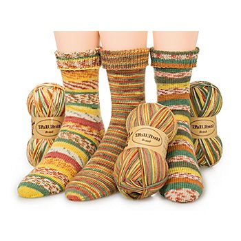 Woll Butt Pack de laine à chaussettes 'Brasil', 300 g