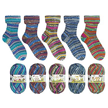 Opal Laine à chaussettes « knuddelbande », 6 fils
