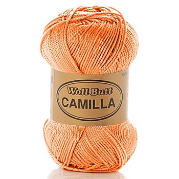 Woll Butt Camilla – Baumwollgarn, papaya