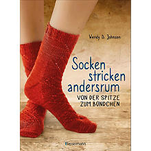 Buch 'Socken stricken andersrum - Von der Spitze zum Bündchen'