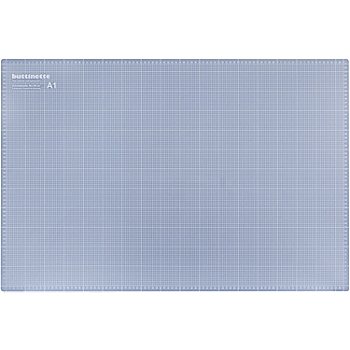 buttinette Profi-Schneidematte, 90 x 60 cm, blau/grau