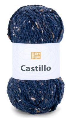 Happy Hobby Castillo &ndash; Modegarn, marine tweed