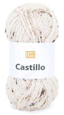 Happy Hobby Castillo &ndash; Modegarn, natur tweed