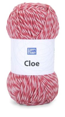 Happy Hobby Cloe &ndash; Acrylgarn, altrosa moulin&eacute;