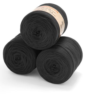 buttinette Fil textile, noir, 750 g