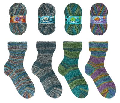 Opal Sockenwolle 'Bouquet Mouliné', 4-fach