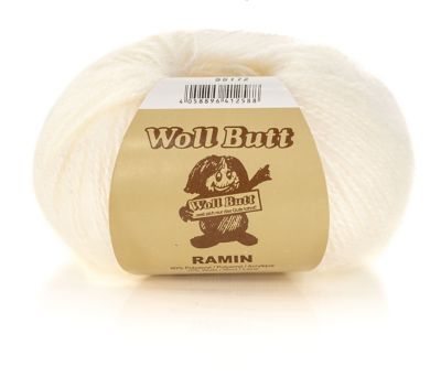 Woll Butt Ramin &ndash; Acrylmischgarn, wei&szlig;