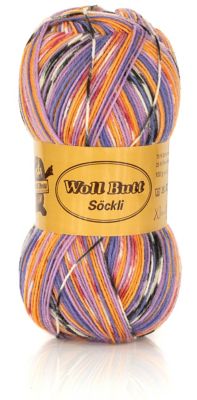 Woll Butt Söckli – anemone color