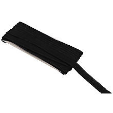 buttinette Passepoil en coton, noir, Ø 2,7 mm, 5 m