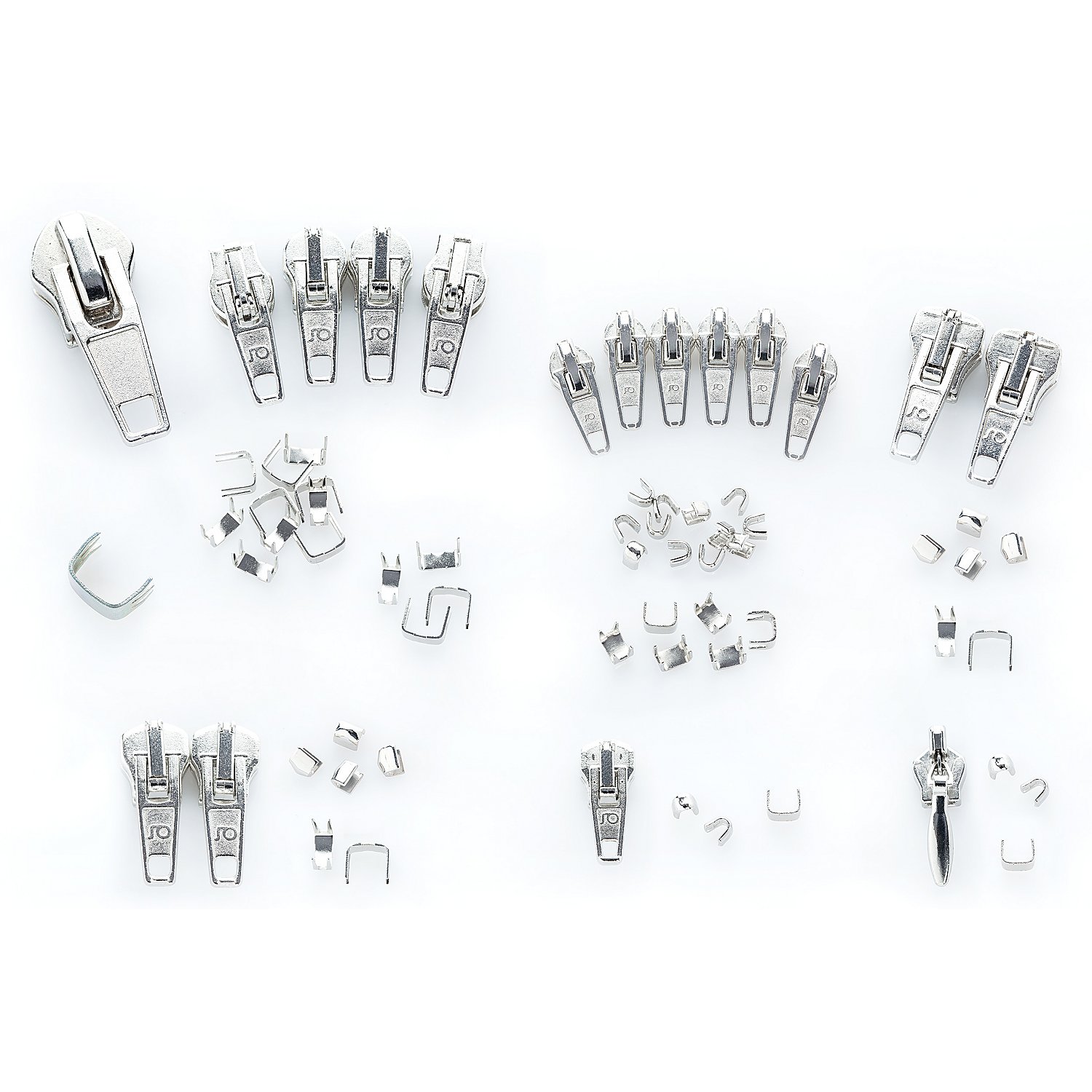 Reißverschluss Stopper Reparaturset verschiedene Modelle 179 Teile 