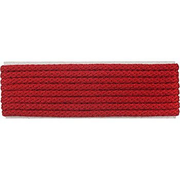 buttinette Kordel für Bekleidung, rot, 4 mm Ø