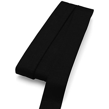 buttinette Biais jersey, noir, largeur : 2 cm, longueur : 3 m