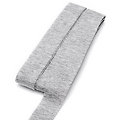 buttinette Biais jersey, gris clair, largeur : 2 cm, longueur : 3 m