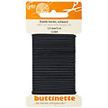 buttinette Elastik-Kordel, schwarz, Stärke: 1,5 mm, Länge: 5 m