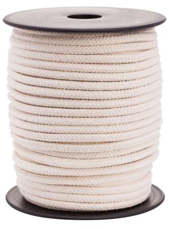 Baumwollseil Seil aus Baumwolle Ø 6mm Länge 50 Meter geflochten 