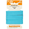 buttinette Ruban élastique "large", turquoise, largeur : 20 mm, longueur : 5 m