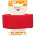 buttinette Ruban élastique "large", rouge, largeur : 50 mm, longueur : 5 m