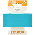 buttinette Ruban élastique "large", turquoise, largeur : 50 mm, longueur : 5 m