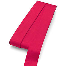 buttinette Jersey-Einfassband, magenta, Breite: 2 cm, Länge: 3 m