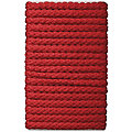 buttinette Cordon pour vêtements, rouge, 8 mm Ø, longueur : 5 m