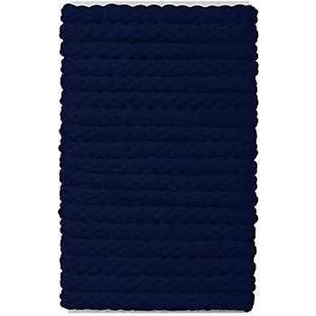 buttinette Cordon pour vêtements, bleu marine, 8 mm Ø, longueur : 5 m