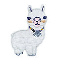 buttinette Applikation "Lama", Größe: 6,9 x 5 cm, Inhalt: 2 Stück