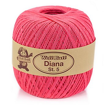 Woll Butt Baumwollgarn Diana, pink