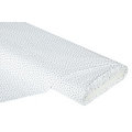 Tissu coton "triangle", blanc/gris