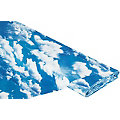 Tissu coton à impression numérique "ciel nuageux Ria", bleu multicolore