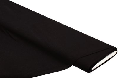 Tissu Jersey de coton bio noir