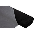 Tissu polaire alpine "bicolore", gris mélangé/noir