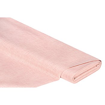 Beschichtetes Baumwollmischgewebe 'Meran' Uni, perlrosa
