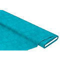 Tissu coton "moiré", turquoise foncé