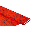 Tissu coton à impression numérique "toile d&apos;araignée", rouge/noir