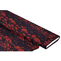 Tissu coton à impression numérique "chauve-souris", rouge/multicolore