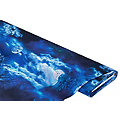 Tissu coton à impression numérique "nuit effrayante", bleu multicolore