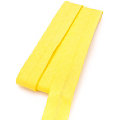 buttinette Baumwoll-Schrägband, gelb, Breite: 2 cm, Länge: 5 m