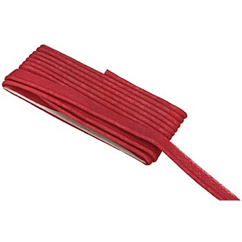 buttinette Passepoil en coton, rouge carmin, Ø 2,4 cm, 5 m
