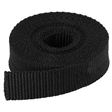 buttinette Sangle pour sacs, noir, largeur : 2,5 cm, longueur : 3 m