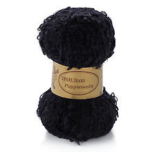Woll Butt Puppenwolle – Mohairmischung, schwarz