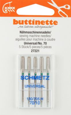 Schmetz Aiguilles nr.90 universal pour la machine à coudre STANDARD,  130/705H