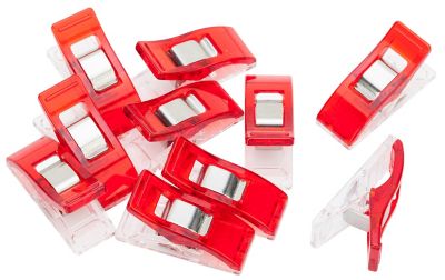 Clover Stoffklammern Wonder Clips, rot, Grösse: 2,6 x 1 cm online kaufen