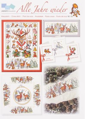 Le grand livre de Noël brodé : 50 modèles de broderie Noël