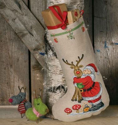 Chaussette De Noel A Broder Acheter En Ligne Sur Buttinette Loisirs Creatifs
